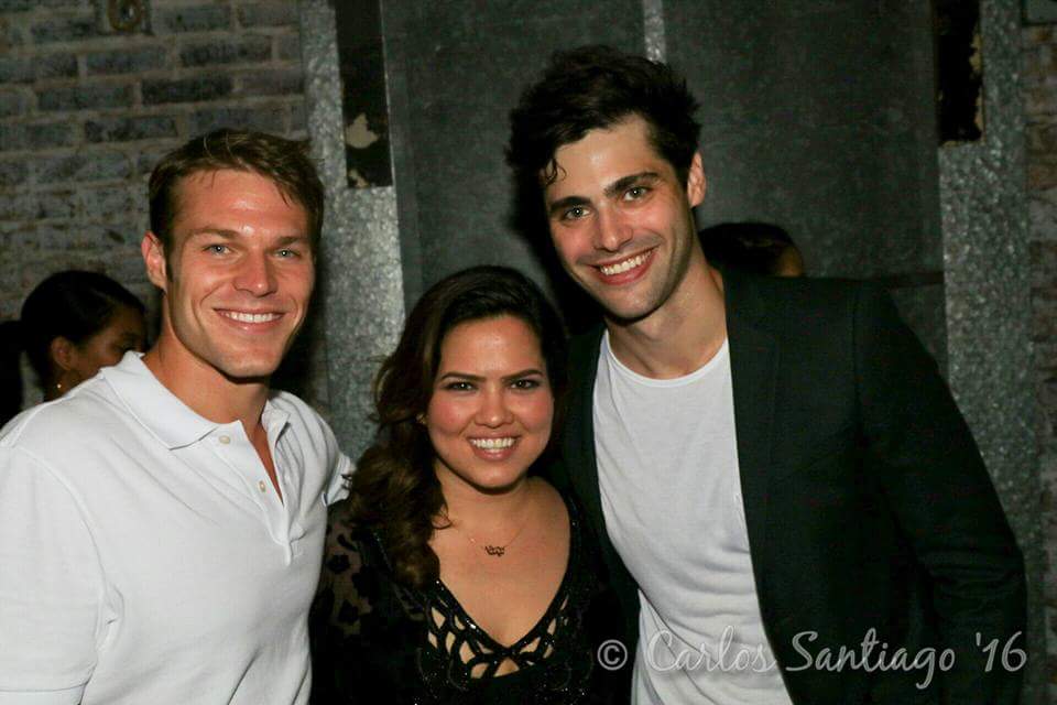 TMI_Uruguay's tweet photo. More pics of @MatthewDaddario & @Eskim089 at the #Soho7 for the premiere of #TheLastHuntFilm Part 2 https://t.co/kbQh6Zx3lg