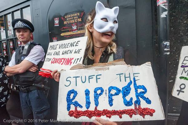 FourthWaveLFA's tweet photo. On Sunday at the vile @MuseumRipper DOWN WITH THIS FACADE! #StuffTheRipper https://t.co/mWI39us2WM