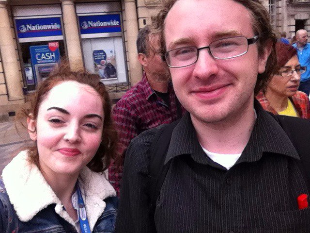Megs_patterson's tweet photo. Great day @DurhamCityzen encouraging people to #TurnUp on June 23rd https://t.co/1LziPXKxcR