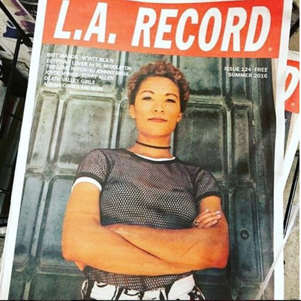 bastardjazz's tweet photo. Wow - #BritManor on the cover of this week's @larecord. Check her #OnlyChild mini-album --> https://t.co/tanwHUQSHt https://t.co/BKqzinw8sU