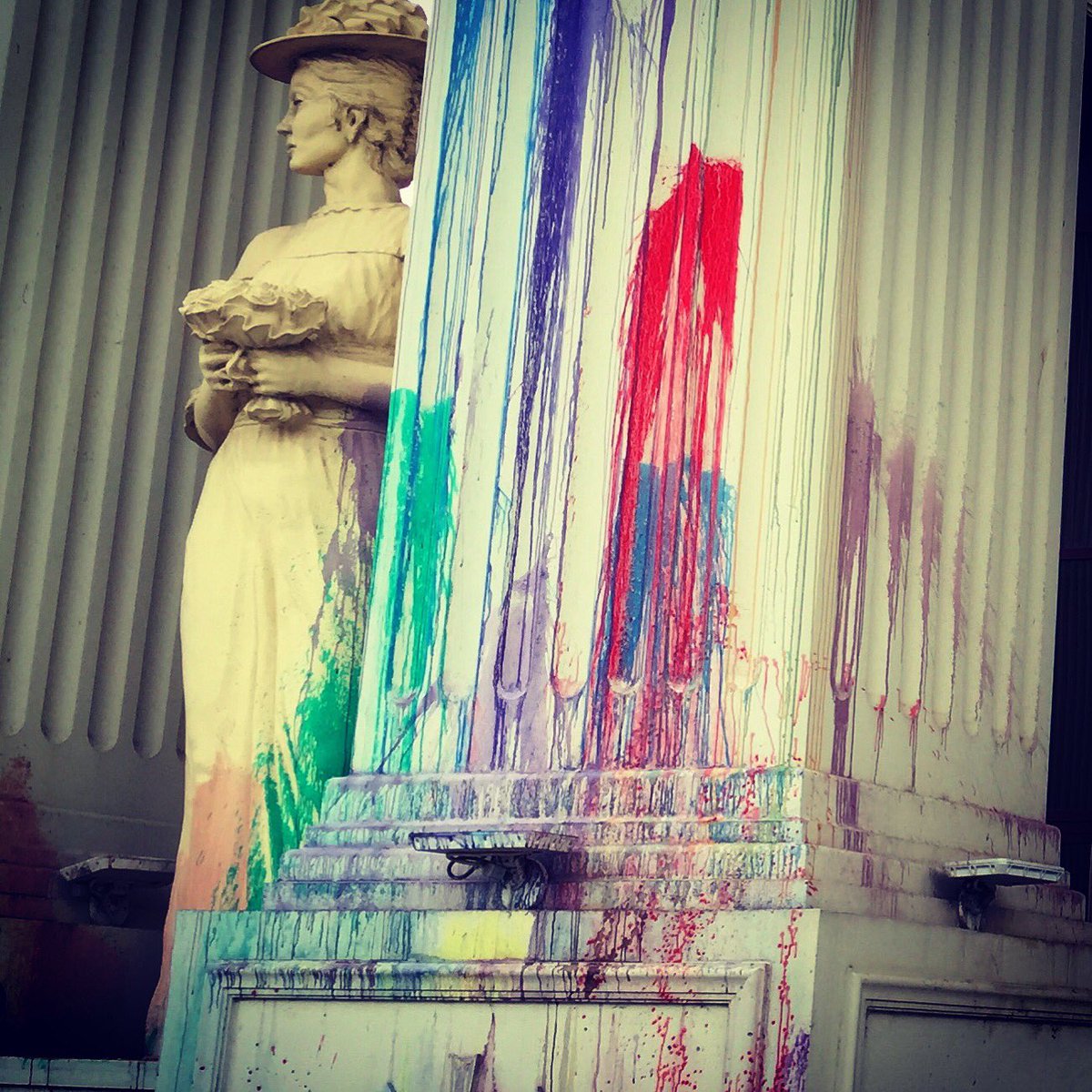 A #colorful #revolution in #skopje #macedonia #protesting #wearechange #history #travelblogger