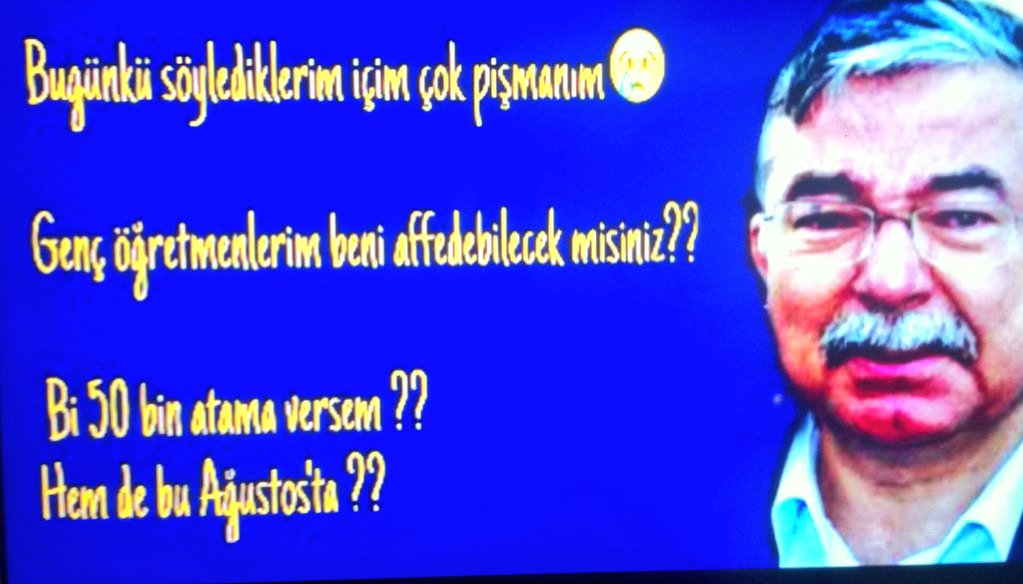 bets0519's tweet photo. #SözleşmeliÖgretmenligeHayır    Bu seferlik biz affederiz sayın bakanım ama Allah affeder mi bilemem🙊 https://t.co/ATEiNRRaIZ