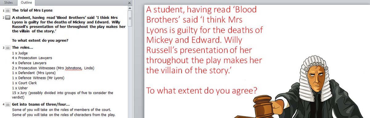 MissLauraCarr's tweet photo. Adapt mock trial resources to help with critical evaluation. https://t.co/DE6knd9Ywa
#engchatuk #criticalevaluation https://t.co/fdRgqmgM34