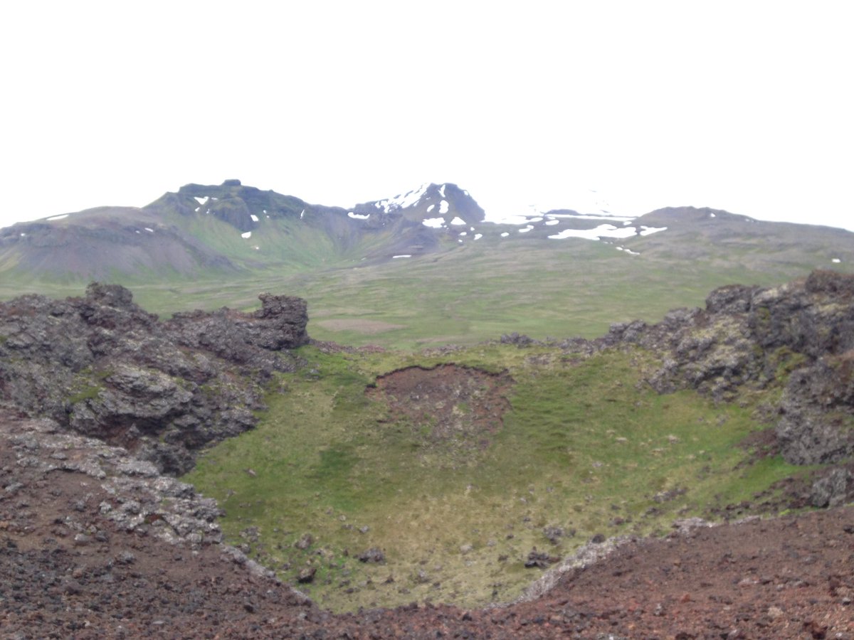 MOfeldt's tweet photo. View from atop an inactive volcano. 👍🏼 #volcano #iceland #gfpproject #travel #canonbringit https://t.co/bNzUNK7tOB