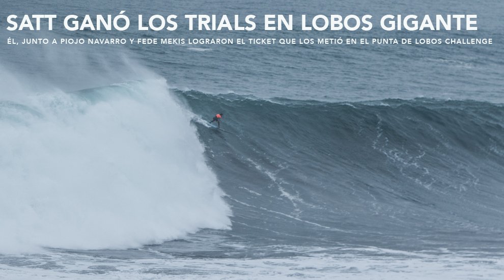 surfline's tweet photo. Guille Satt ganó los trials del #PuntadeLobosChallenge en olas gigantes. Fotos y videos: https://t.co/0bxXe1ZJEE https://t.co/CnjPAjLM9v