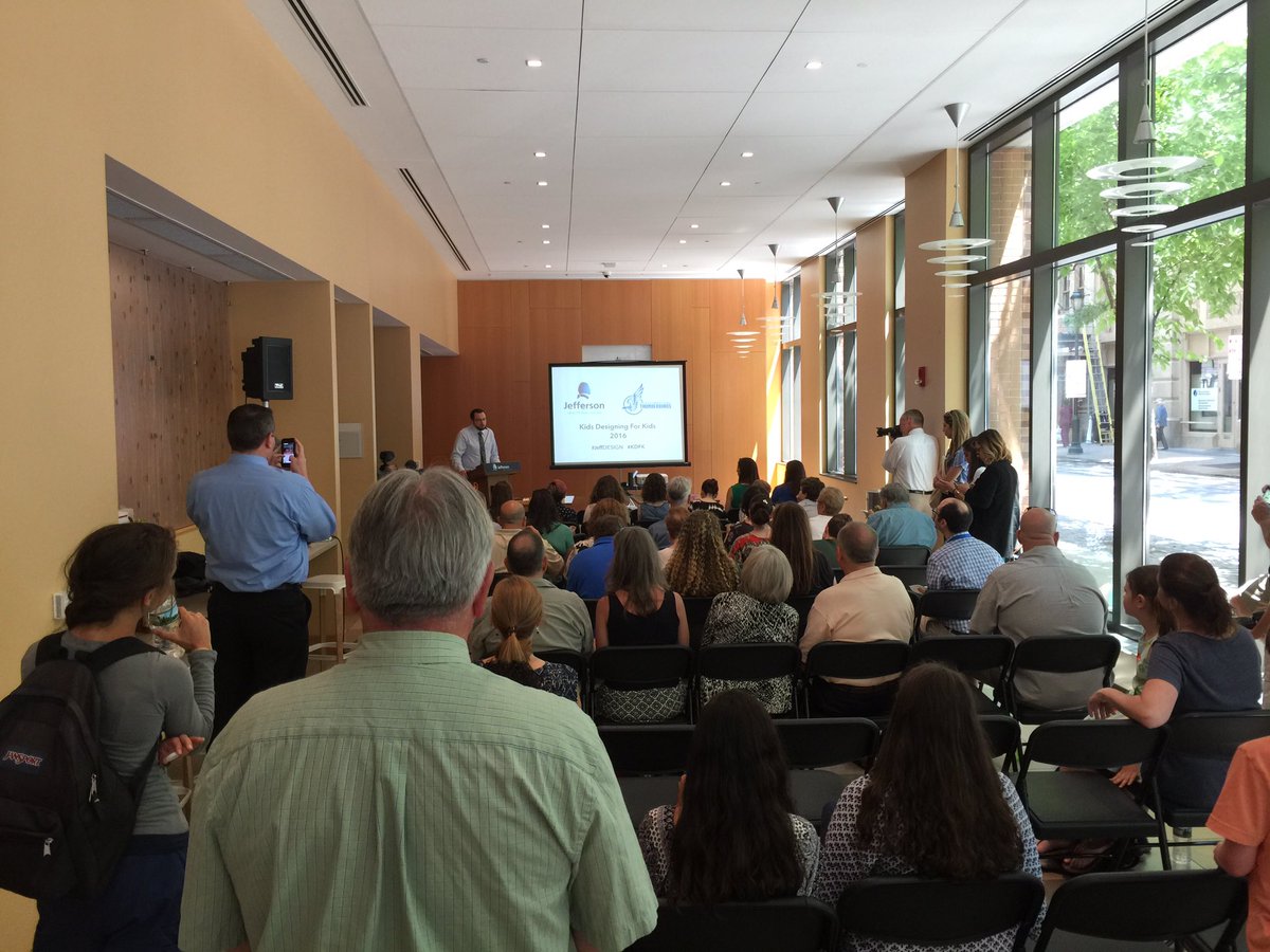 neilgomes's tweet photo. Judging amazing projects at Kids Designing 4 Kids #KDFK with Northwest Community School & #JeffDESIGN @TJUHospital https://t.co/Xj06aqMM55
