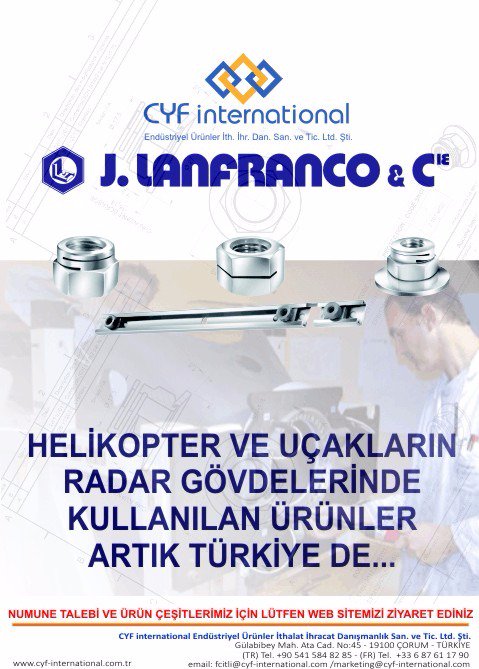 CYFint's tweet photo. #cyfinternational #lanfranco #selflockingnut #radar #helikopter #ucak https://t.co/S02HJsJJ8i