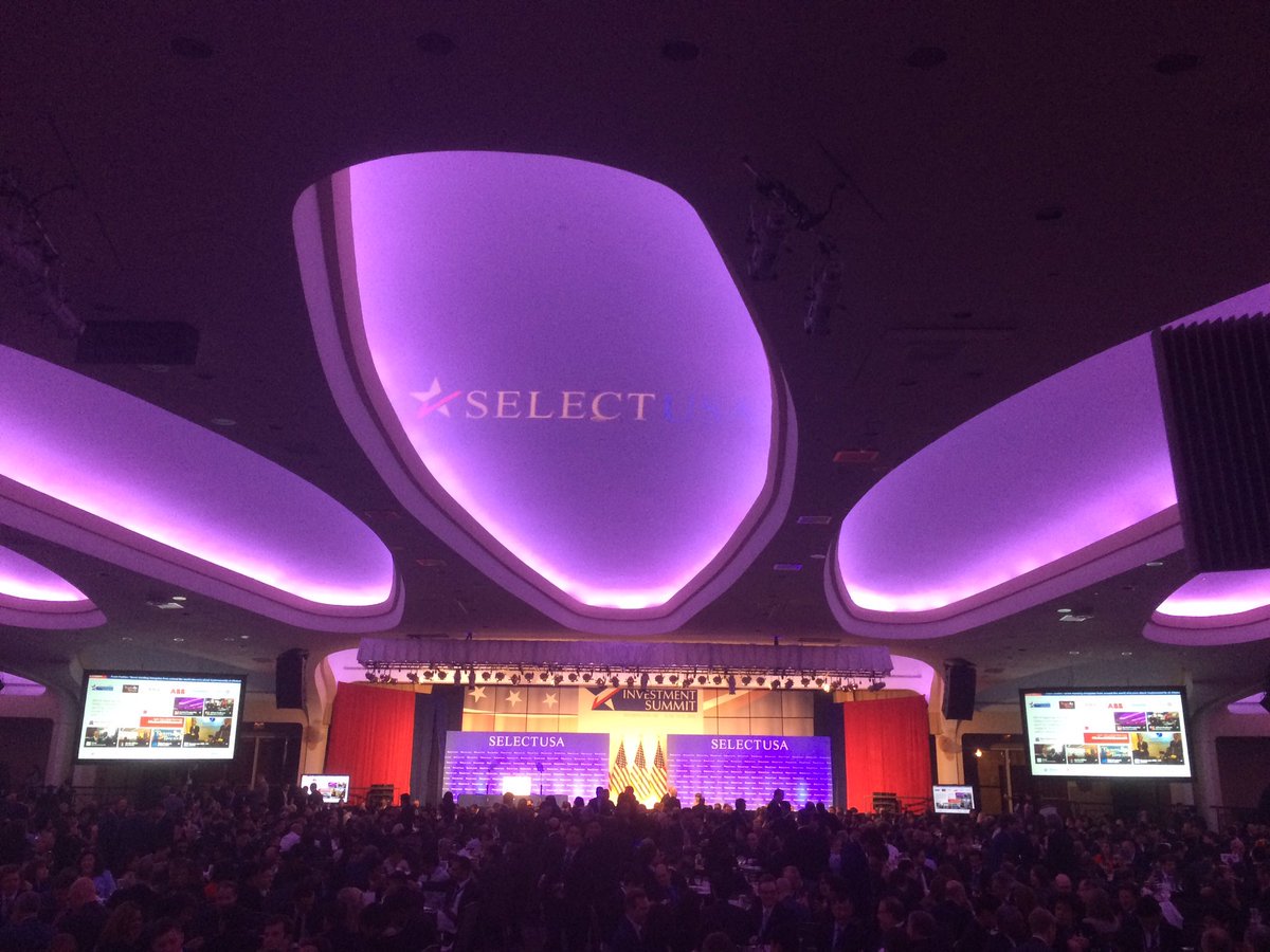 OCCITD's tweet photo. #OCCITD ready for keynote speaker @POTUS #Obama at the #SelectUSASummit #SelectUSA LIVE now: https://t.co/EPXnnWrVeu https://t.co/P126ikKlk0