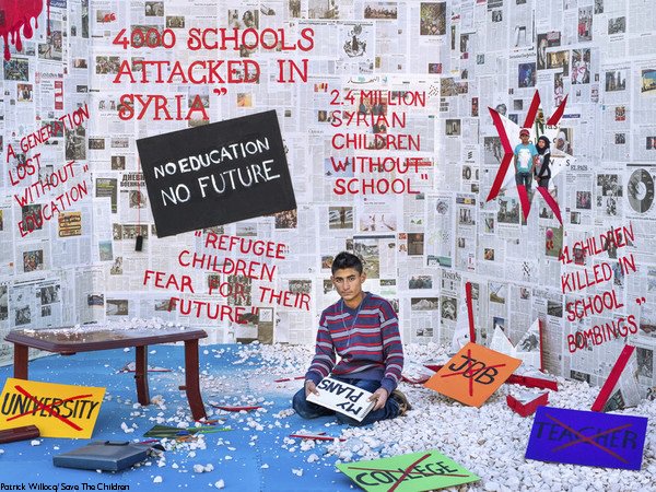 savechildrenuk's tweet photo. The hopes &amp; fears of #childrefugees in Tanzania &amp; Lebanon, by Patrick Willocq. #WorldRefugeeDay https://t.co/91n2yYPvI8