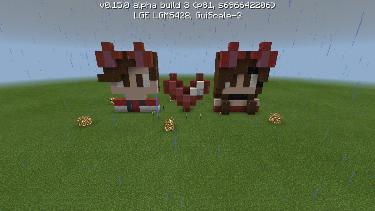 GeneTheShadow's tweet image. I made my OTP ship on Minecraft.  @NicoleLoveSome1 X.  @JaViErTununito It came out really well