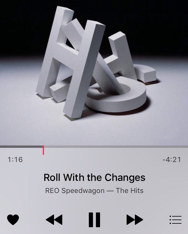 Barbigurrl's tweet image. #NowPlaying #ReoSpeedwagon #RollWithTheChanges #Yep #KeepOnRolling #LetsGo 💙