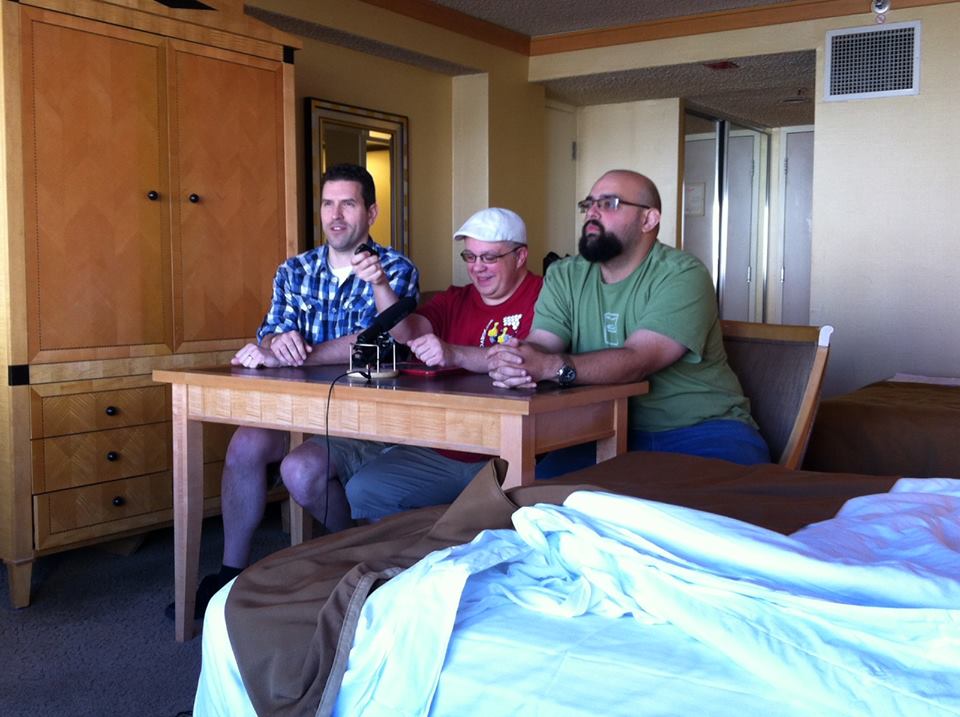 BoardgameCorner's tweet photo. A couple of my fav #CornerChat memories! @Zee_Garcia @WatchItPlayed @cheapassjames @eric_lang @NazcaGames https://t.co/7tlQwnz3kO