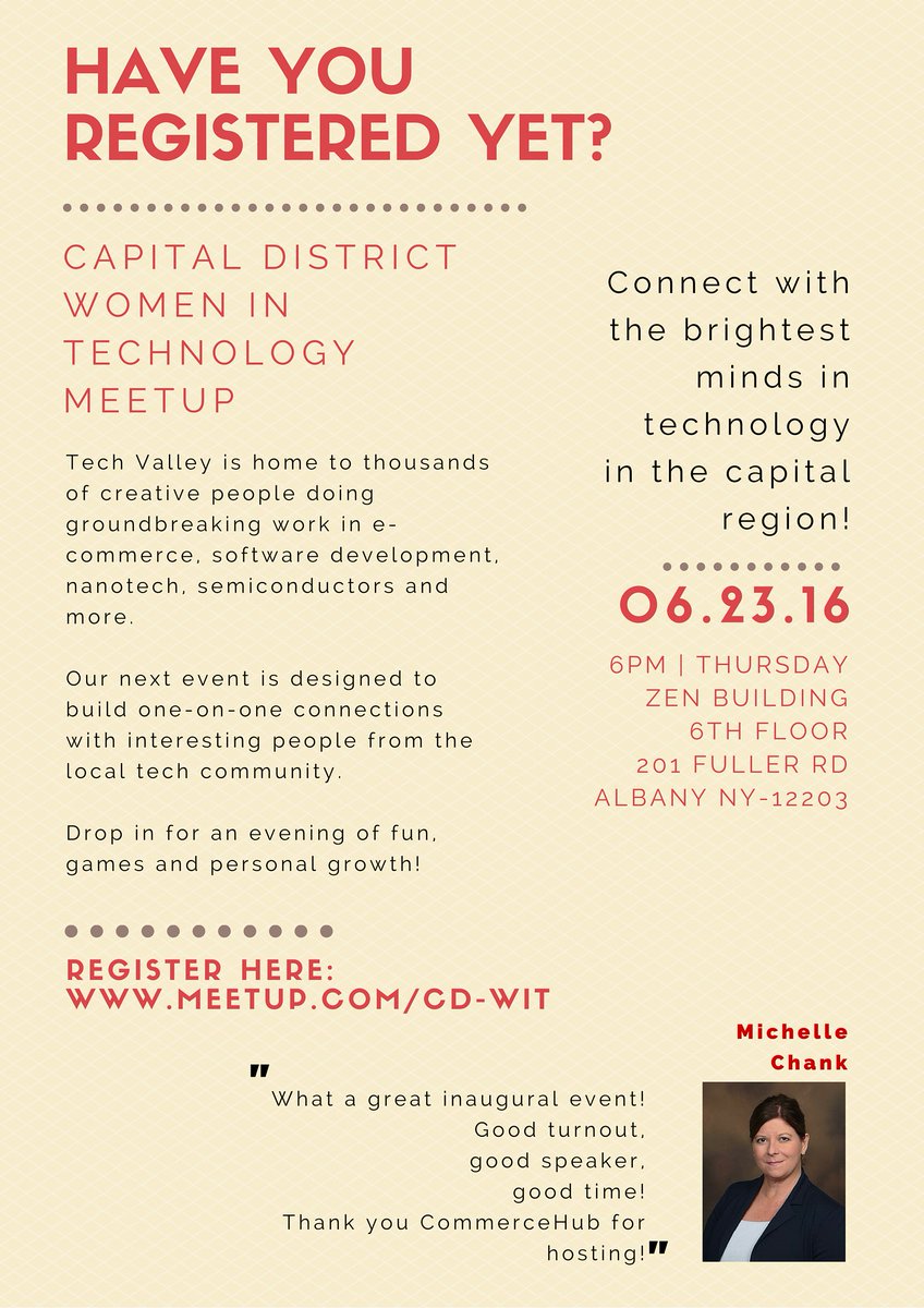 Our next meetup is right around the corner! Register today: ow.ly/P9VC301rPUd