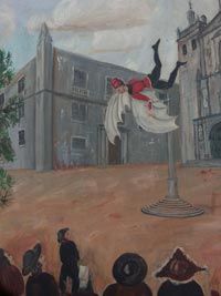 squawk254's tweet image. HISTORY: #OTD in 1540 Joao Torto is killed when demonstrating his invention of cloth-covered wings #aviationhistory