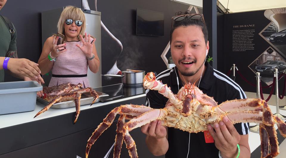 Our #promoteam enjoyed <a href="/TasteofLondon/">Taste of London</a> especially the mega crab cooked by <a href="/BeingCThompson/">Chris Thompson</a> with <a href="/DS_UK_Official/">DS UK</a>