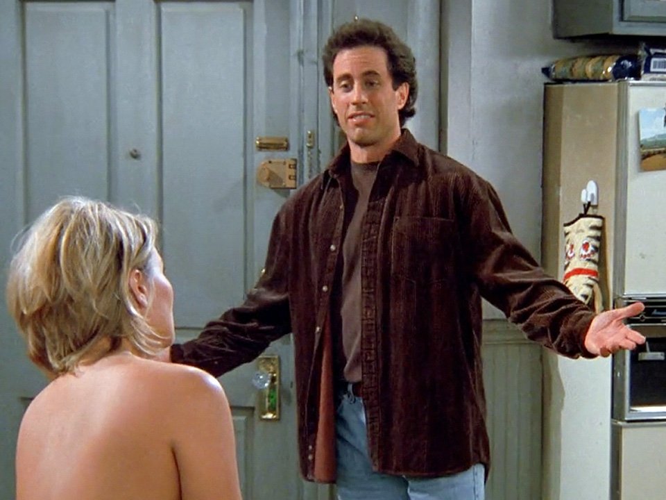 "I can’t! I can’t look anymore! I’ve seen too much!" “The Apology” is on #Seinfeld tonight! https://t.co/zZy0Q4LUf4
