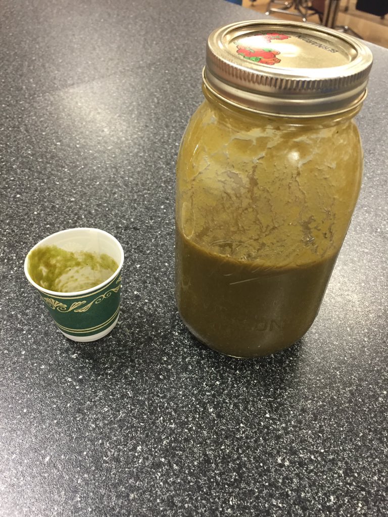 slhscience's tweet photo. It was 3 yrs but 4U bio students @SouthLincolnHS tried green smoothies to celebrate last day of classes #brainfood https://t.co/iIgZsahPbZ