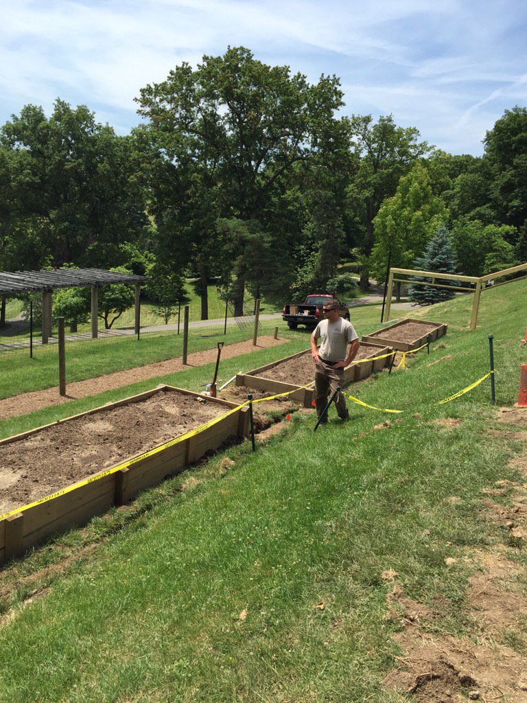 kptblake's tweet photo. Chefs garden going in at Oglebay Resort! https://t.co/gcaGA2fuB0