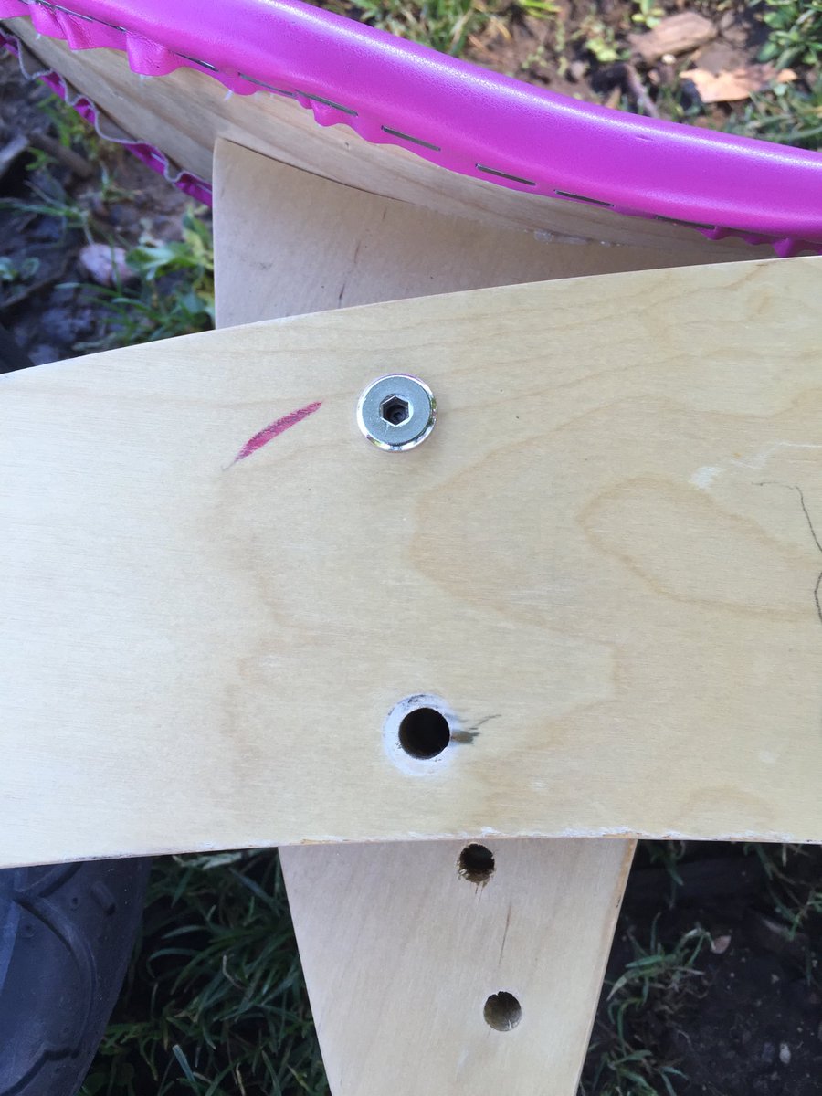 TheeNemos's tweet photo. @Skuut Screws loose! How do I get replacements?!😩 https://t.co/AkP78lyeVc