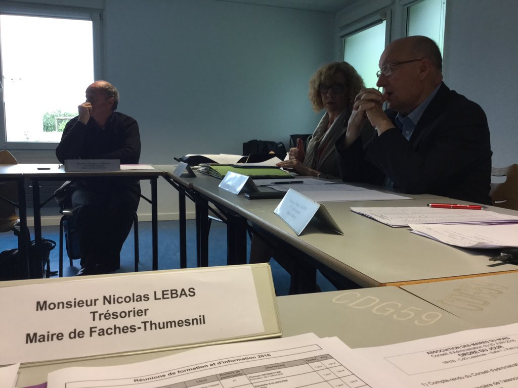 LEBASNicolas's tweet photo. Conseil d'administration de l'Association des Maires du Nord #AMN59 @l_amf https://t.co/UYOMse7oLZ