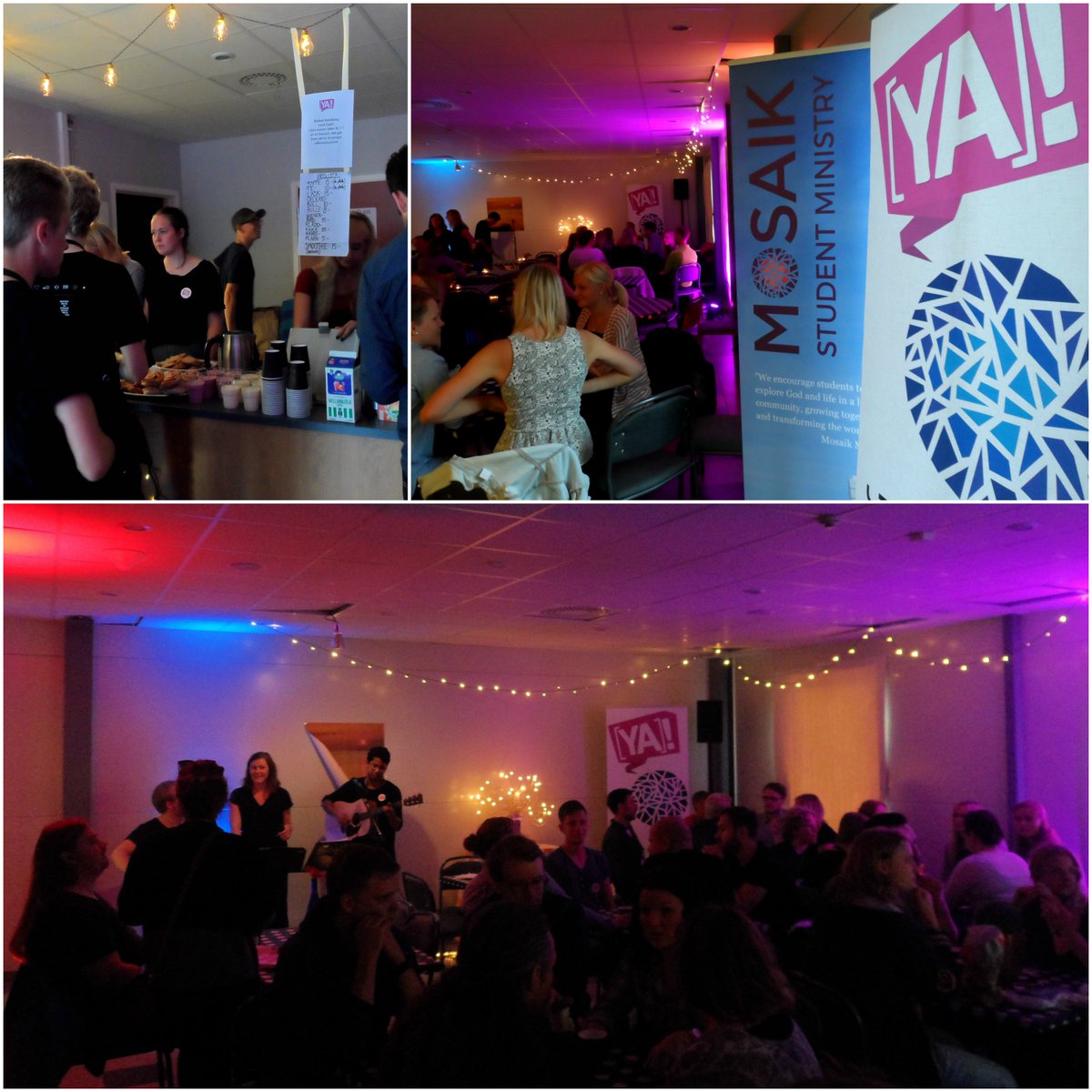 MosaikMalmo's tweet photo. Mosaik is in Nyhem! 
Having a good time meeting young adults in Cafe Yava..
#MosaikMalmo #mosaiksfc #cafeyava https://t.co/MzKexWLMwR