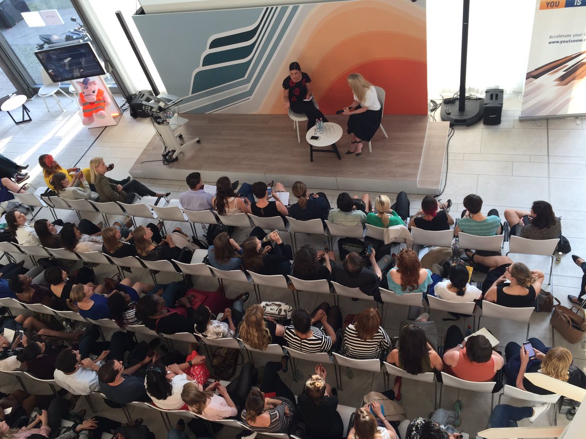DataconomyMedia's tweet photo. Full house @YouIsNow at #FFF  @dyadigs moderates a panel with amazing Female Founders - CEO of @eventbrite on stage https://t.co/RHMQQE1Fy9