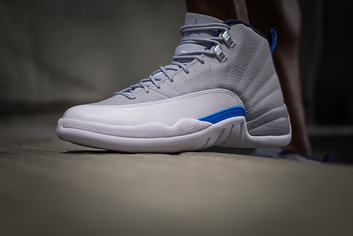 The Closet Inc On Feet Look At The Air Jordan 12 Retros University Grey Releasing This Weekend Mjmondays Airjordan12