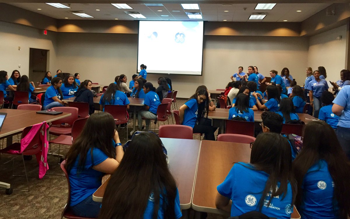 nickparrotta's tweet photo. Great morning meeting our future leaders! #GeGirlsDay #GESTEM @ge_oilandgas https://t.co/fa3AFP9JYf