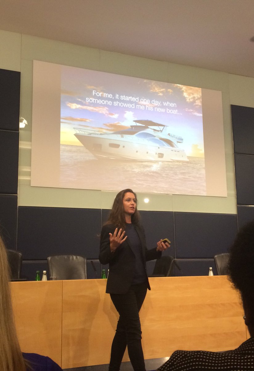 Ch_Foyer's tweet photo. Brilliant keynote by Tine Thygesen on her journey of success #FemTechMeets https://t.co/lKiGa2PFK2