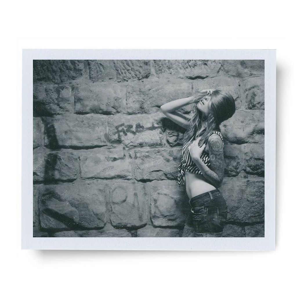 mckphotography's tweet image. beautiful vero on polaroid667 ... #polaroid #polaroid667 #analog #girl #hair #tattoos ift.tt/28KMx98