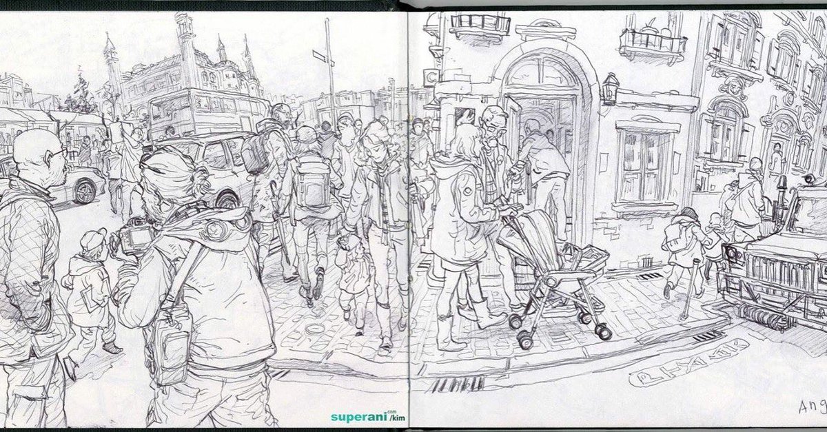 In Angouleme #France #kimjunggi #drawing #illustration #doodle #moleskine 