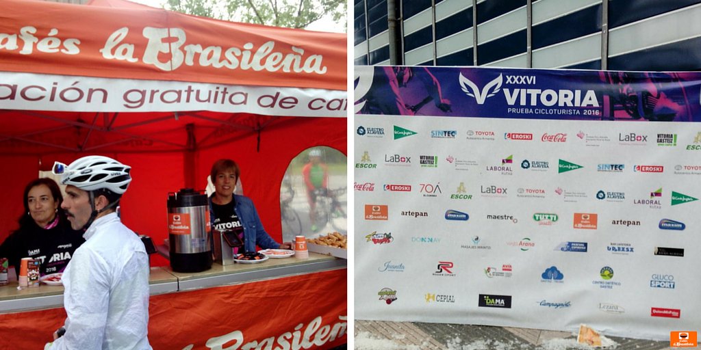 CafeLaBrasilena's tweet photo. El sábado estuvimos dando #café, energía y ánimos a los participantes de la @PRUEBAVITORIA #VitoriaGasteiz https://t.co/uDvSyGWXhZ