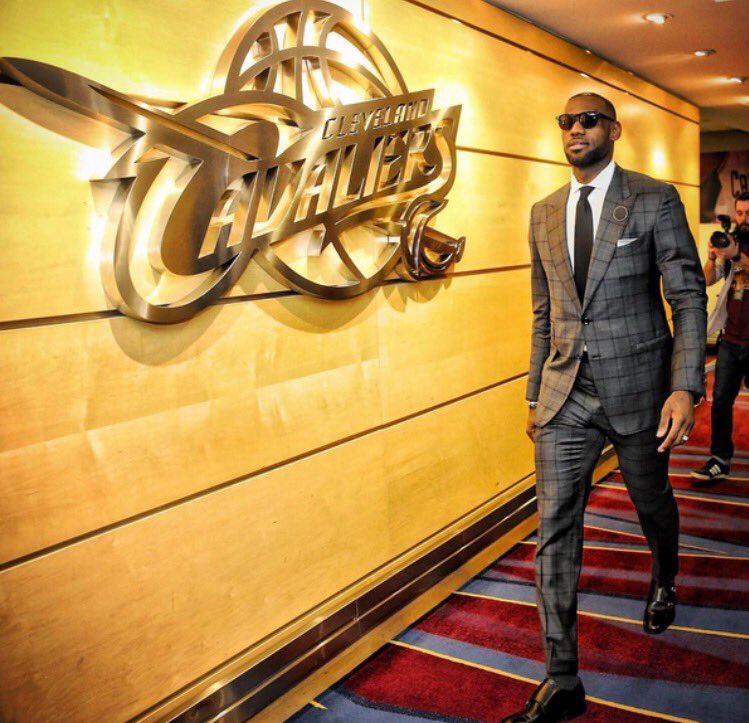 GamFiles's tweet photo. Congrats to LeBron James and the Cleveland Cavaliers for their victory last night!
#NBAFinals | #GamFiles | #Style https://t.co/PxbLSPEkpL