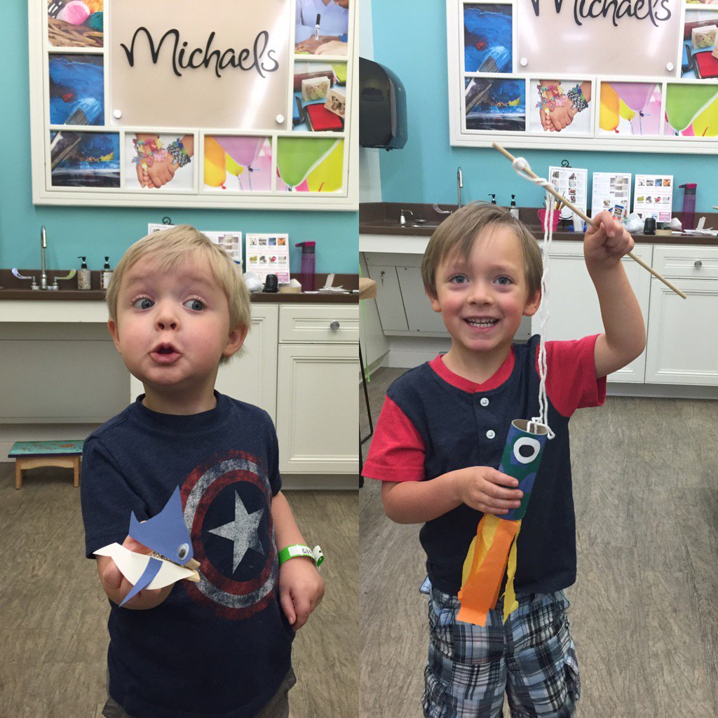 blueistyleblog's tweet image. Another crafty morning at @MichaelsStores #CampCreativity! Summer fun every MWF! #madewithmichaels