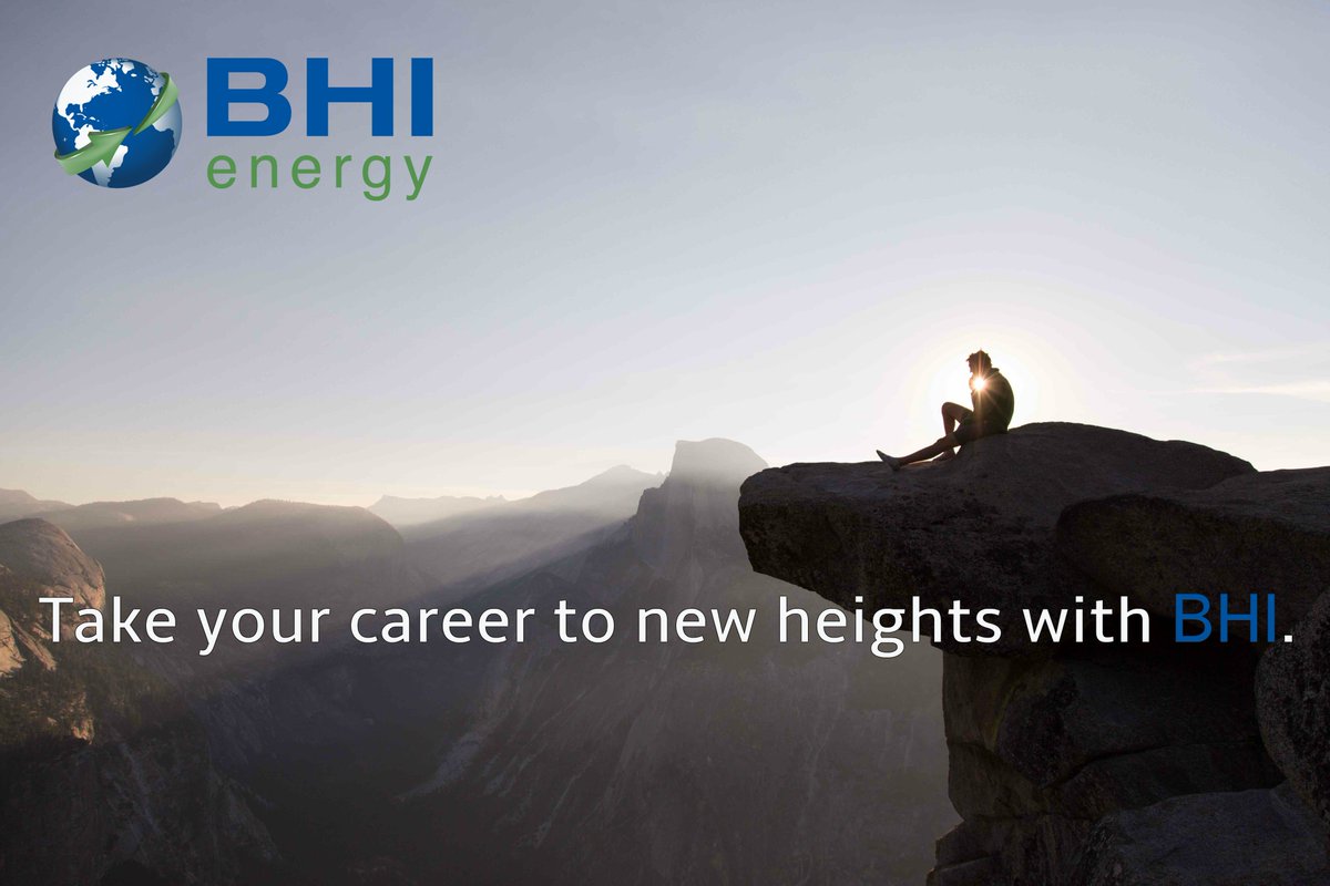 BHIEnergy's tweet photo. #MotivationMonday Take your #career to new heights with #BHI https://t.co/9CCUkiwZML