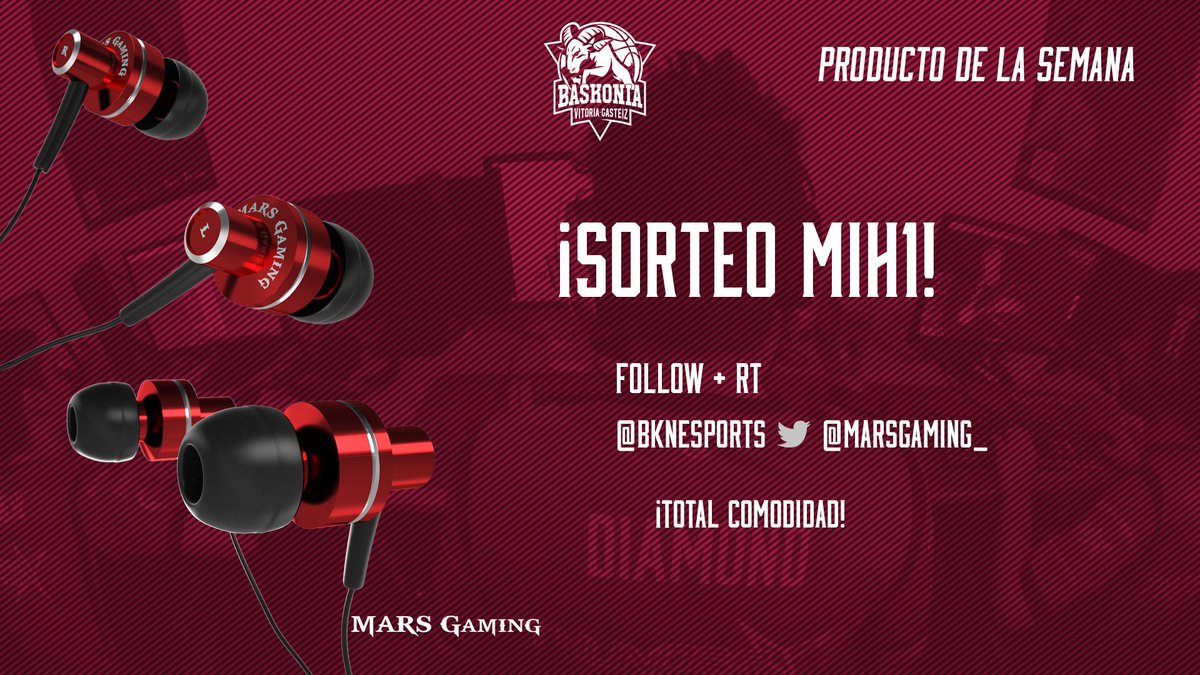 BKNDAesports's tweet photo. ¡Disfruta del mejor sonido en tus juegos en cualquier momento y lugar con los #MIH1! 🔥 #SORTEO RT + Follow (26/06) 🔥 https://t.co/RJWTxa64Ld