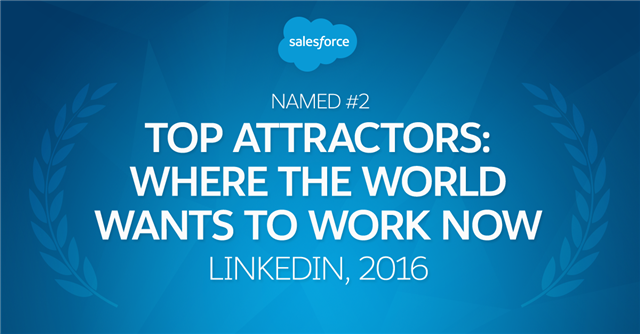 DaveScouller's tweet photo. Proud to work at Salesforce, #2 on LinkedIn’s Where the World Wants to Work Now list! https://t.co/F5Kw4cP21z https://t.co/rcs4V3exBu