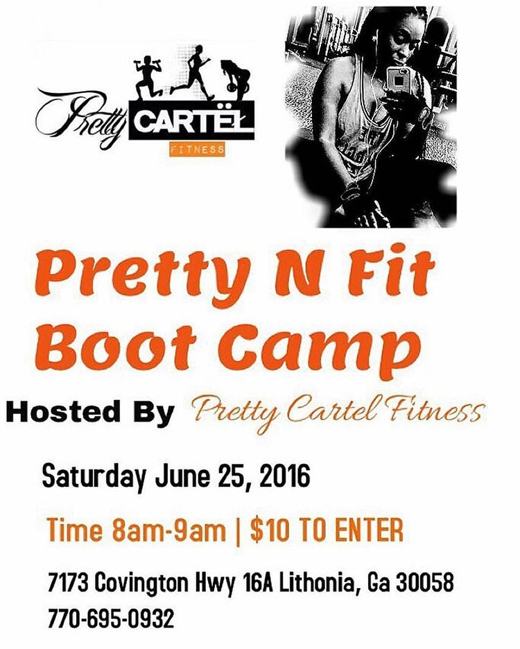 its_thecartel's tweet photo. Ladies lets look good and feel great! #PrettyNFit #BootCamp #PrettyCartëł #Cartëł #fitness #exercise #Atlanta #WORK https://t.co/EUeer07fL6
