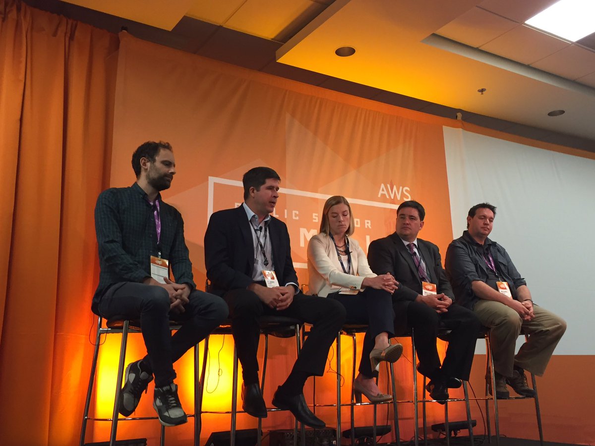 AWS_Gov's tweet photo. Software define-everything w/ security built around the API points is how we automate security @groatr #AWSPSSummit https://t.co/p5qqzMGyVr