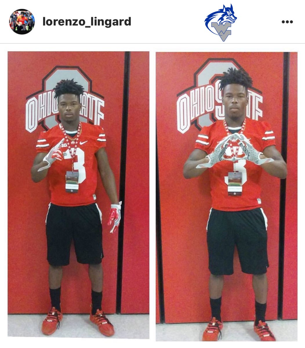 wolveswv's tweet photo. Our very own Lo at THE OSU Wishing him much success for the future #wvwolves #gowolves #onceawolfalwaysawolf https://t.co/5cWmAc5T4l