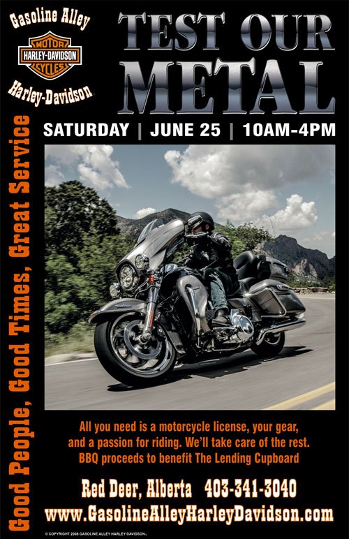 GAHDreddeer's tweet photo. Already looking forward to riding this weekend? Come try out a new 2016 #HarleyDavidson at #testourmetal event! https://t.co/dvB2NpSOYa