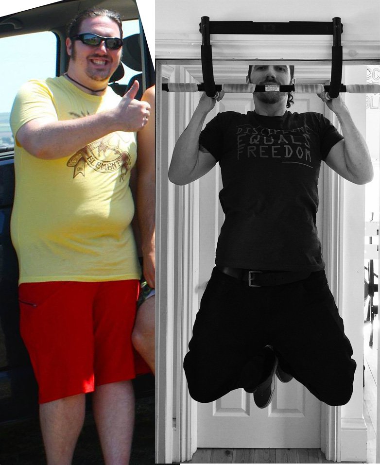 Metal_Myke's tweet photo. 84lbs dropped in 2.5 years. More to go but still #gettingafterit. Inspired by @joerogan @jockowillink + all my bros https://t.co/maZ8Ep2U2K