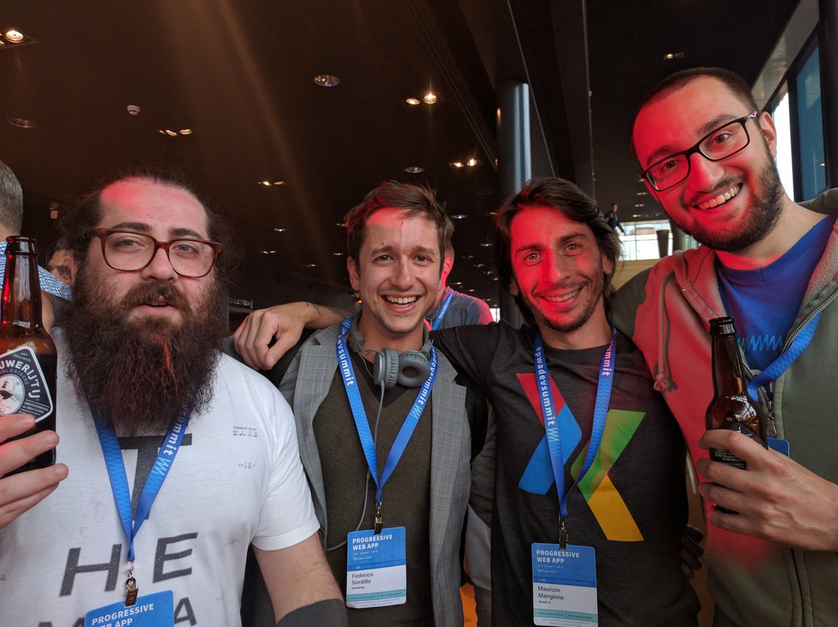 Milano_JS's tweet image. Milano JS c&apos;è! #pwadevsummit Amsterdam