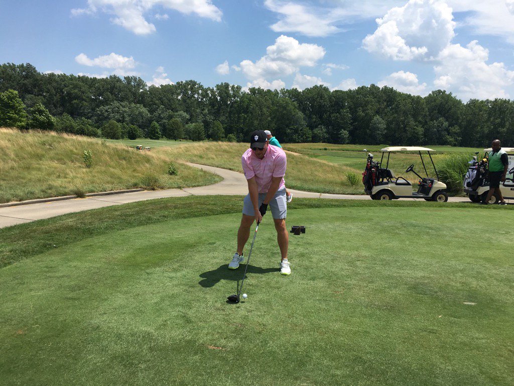 ACwishtv's tweet image. The GREAT @PatMcAfeeShow is here! Thanks for coming Pat! @TTindy #ACGolf16 @WISH_TV #Colts