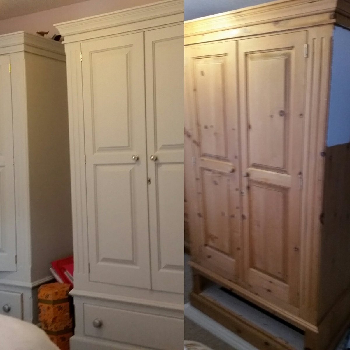 lspainters's tweet photo. Wardrobes painted #beachpebble by #colourcourage. Door knobs replaced and drawer knobs sprayed silver https://t.co/Rpc8jKb9pT
