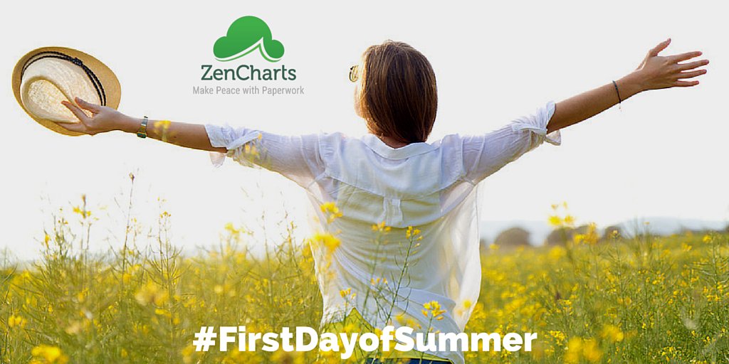 zencharts's tweet photo. Easy as a warm summer breeze, @zencharts is simple, clean & intuitive #ehr. #FirstDayOfSummer #mentalhealth #IBH2016 https://t.co/VwpDBRoG4o