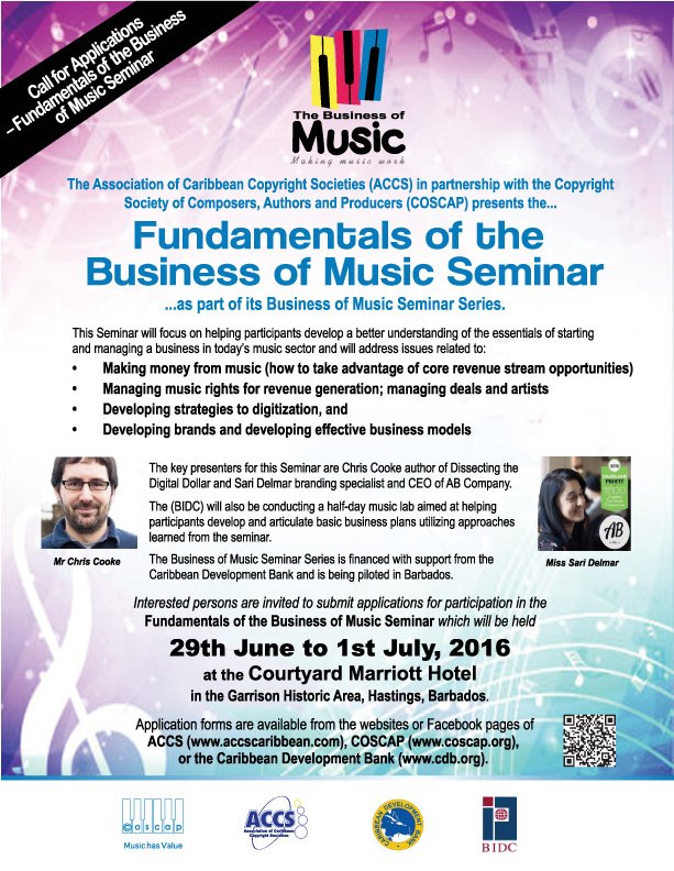 coscap's tweet photo. HURRY! ONLY A FEW DAYS LEFT TO REGISTER !
Register online @ https://t.co/LaTj1zYf0b
#musicBiz #COSCAP #ACCS #CDB https://t.co/X5Amav28Y4