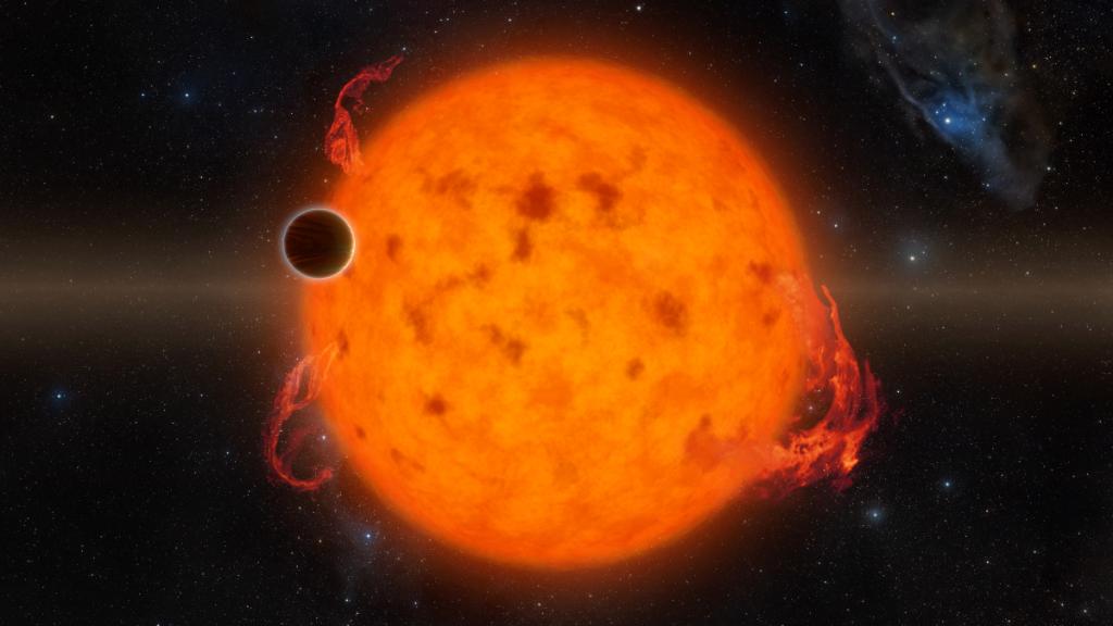 NASA's tweet photo. Youngest ever fully formed planet, a bit larger than Neptune, discovered around distant star https://t.co/J7QlnzxFCe https://t.co/urDDkYbBdB
