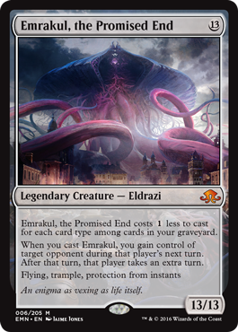 wizards_magic's tweet photo. Emrakul, the Promised End #MTGEMN https://t.co/oDpzfWVZhQ