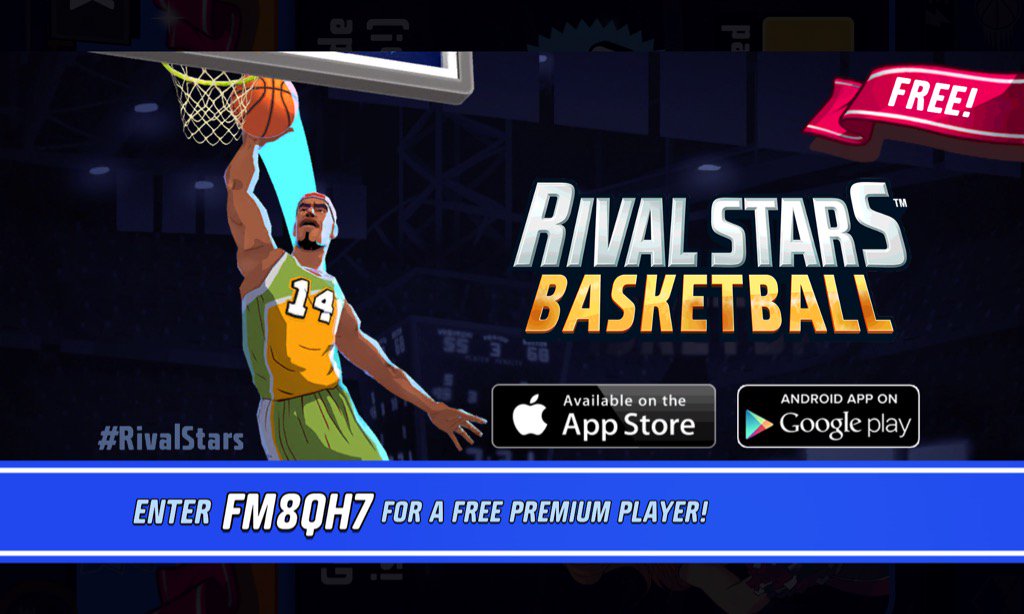LifeOfPiro's tweet photo. You've been invited to a Basketball paradise! Download now: https://t.co/algaq39HH0 #RivalStars #basketball #freeFn https://t.co/vexvbYGElI
